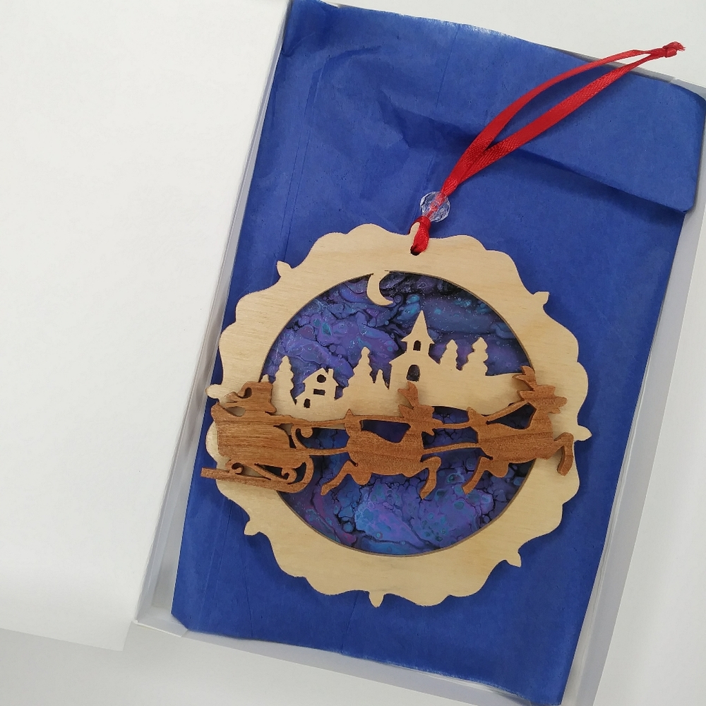 Handmade Wood Ornament